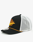 Vancouver Canucks Imperial Rouser Black/White Vintage Rope Skate Hat