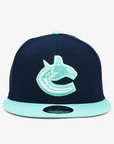 Vancouver Canucks New Era 920 2 Tone Navy/Turquoise Orca Snapback