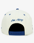 Vancouver Canucks New Era 950 A-Frame Arched Cream/Blue Orca Snapback