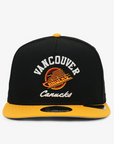 Vancouver Canucks New Era 950 A-Frame Arched Black/Yellow Skate Snapback