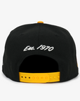 Vancouver Canucks New Era 950 A-Frame Arched Black/Yellow Skate Snapback