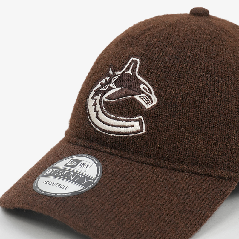 Vancouver Canucks New Era 920 Alpine Brown Orca Hat