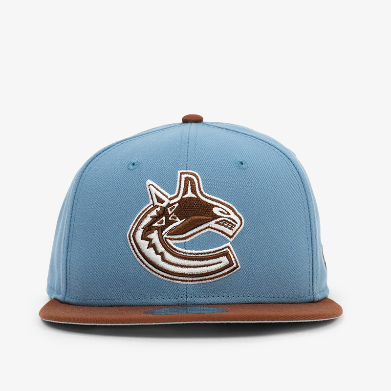 Vancouver Canucks New Era 950 Two Tone Color Pack Blue/Brown Orca Snapback