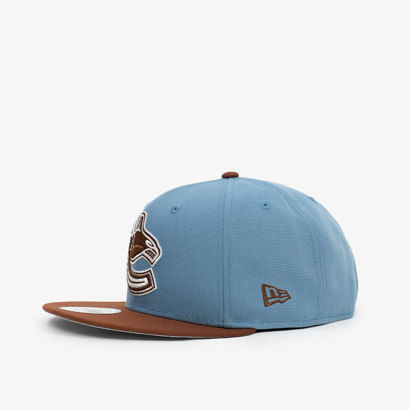 Vancouver Canucks New Era 950 Two Tone Color Pack Blue/Brown Orca Snapback