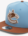 Vancouver Canucks New Era 950 Two Tone Color Pack Blue/Brown Orca Snapback