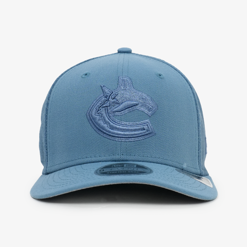 Vancouver Canucks New Era 970 Stretch Snap Color Pack Tonal Blue Orca Hat
