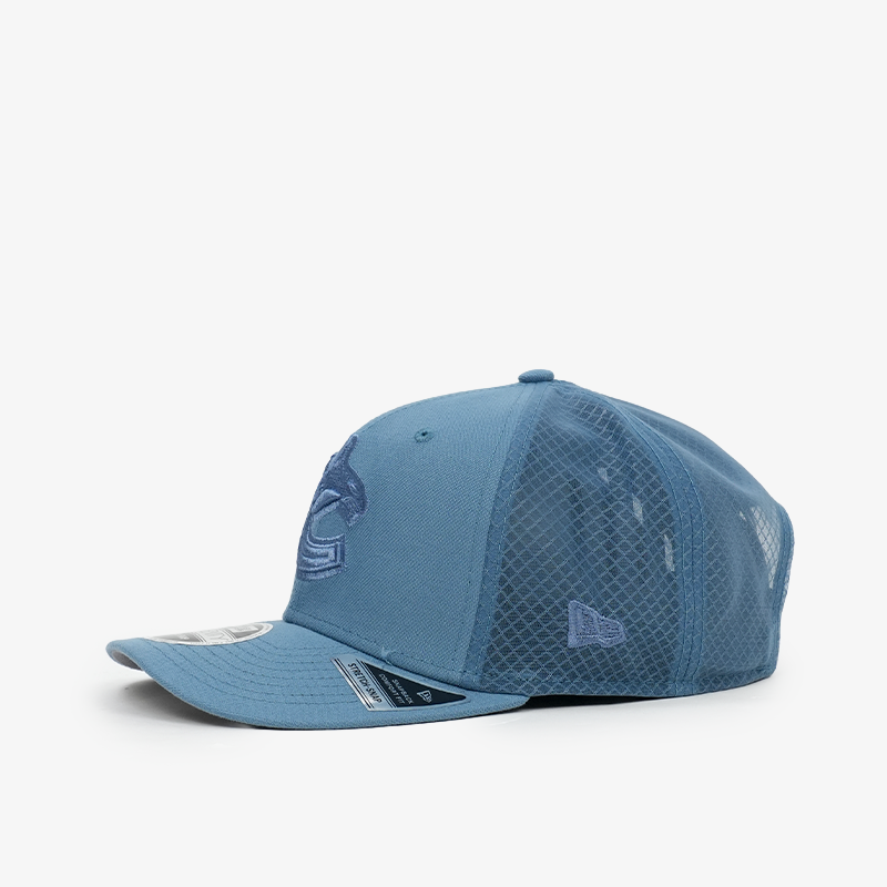 Vancouver Canucks New Era 970 Stretch Snap Color Pack Tonal Blue Orca Hat