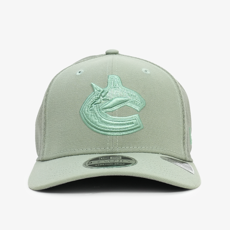 Vancouver Canucks New Era 970 Stretch Snap Color Pack Green Orca Hat