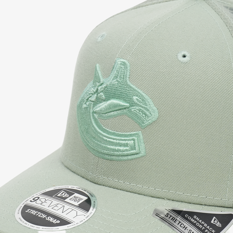 Vancouver Canucks New Era 970 Stretch Snap Color Pack Green Orca Hat