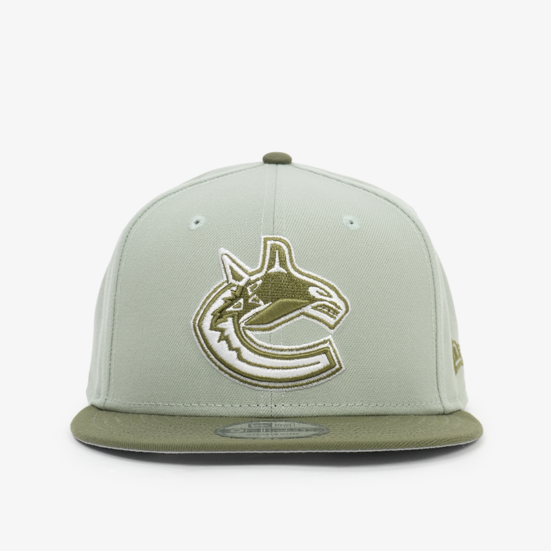 Vancouver Canucks New Era 950 Two Tone Color Pack Green/Olive Orca Snapback