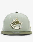 Vancouver Canucks New Era 950 Two Tone Color Pack Green/Olive Orca Snapback