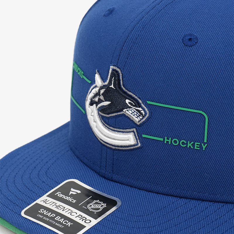 Vancouver Canucks Fanatics Rink 3 Canucks Hockey Blue Orca Hat