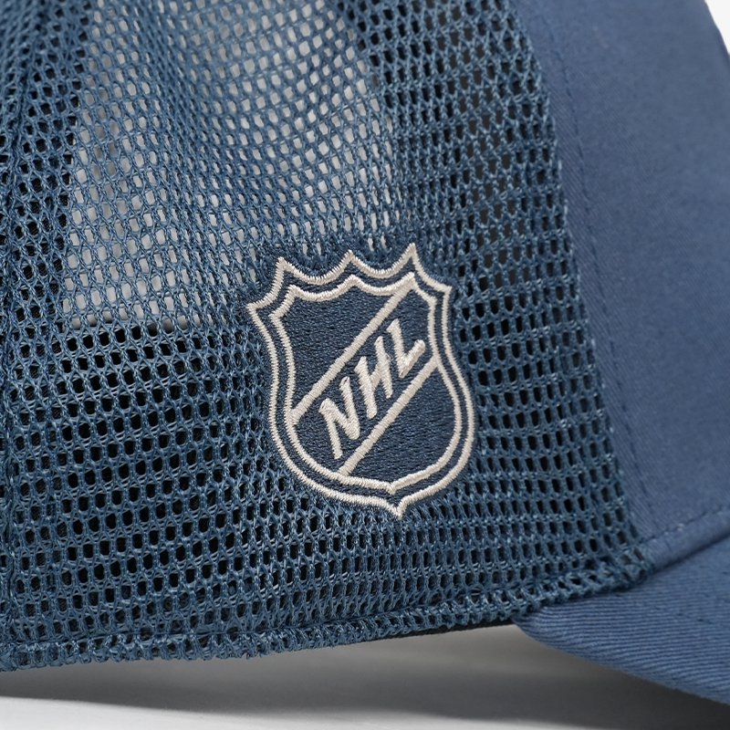 Vancouver Canucks Fanatics Road 3 A-Frame Navy Orca Hat
