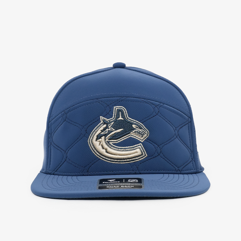 Vancouver Canucks Fanatics Road 5 Navy Orca Snapback