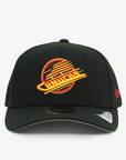 Vancouver Canucks New Era Youth 970 Stretch Snap Performance Skate Black Hat