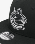 Vancouver Canucks New Era 950 Trucker Black Orca Snapback