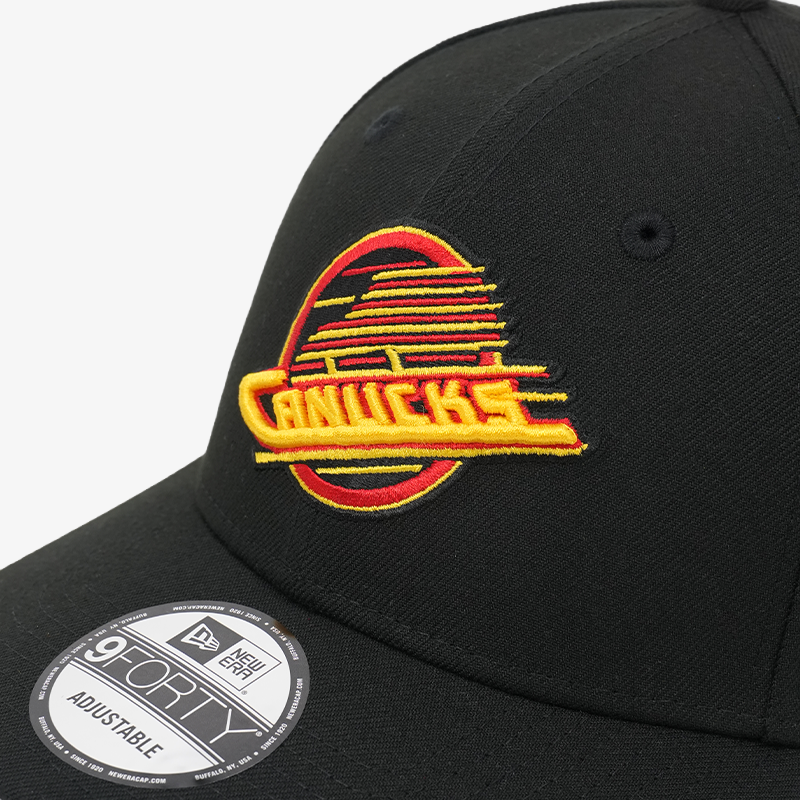 Vancouver Canucks New Era 940 Black Skate Hat