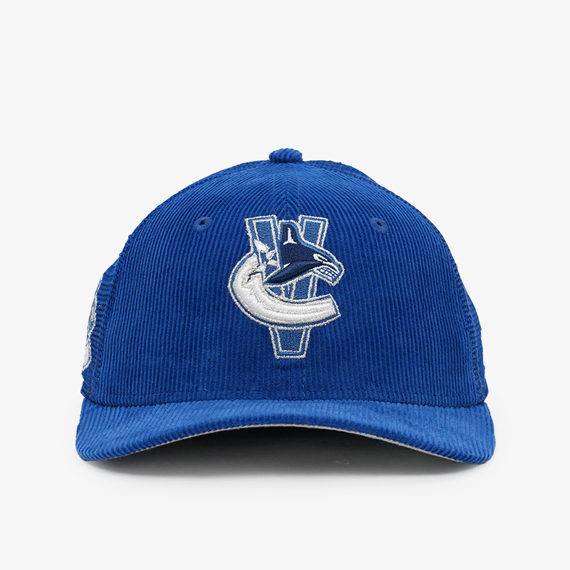 Vancouver Canucks New Era Youth 970 Stretch Snap Deceptor Blue Orca Hat