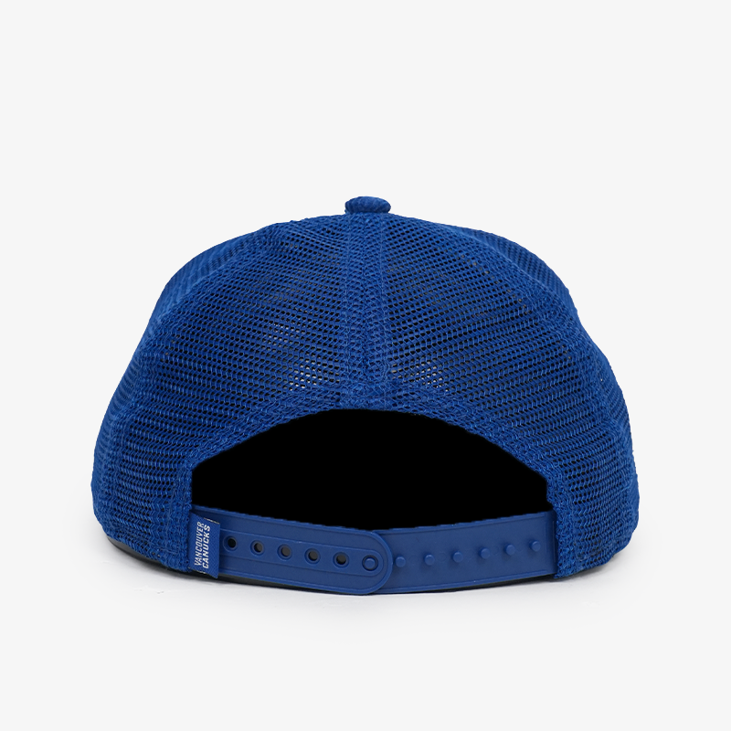 Vancouver Canucks New Era Youth 970 Stretch Snap Deceptor Blue Orca Hat