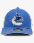Vancouver Canucks New Era 940 M-Crown Trucker Blue/Cream Orca Hat