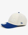 Vancouver Canucks New Era Women's 940 M-Crown Two Tone Blue/Cream Tonal Script Orca Hat