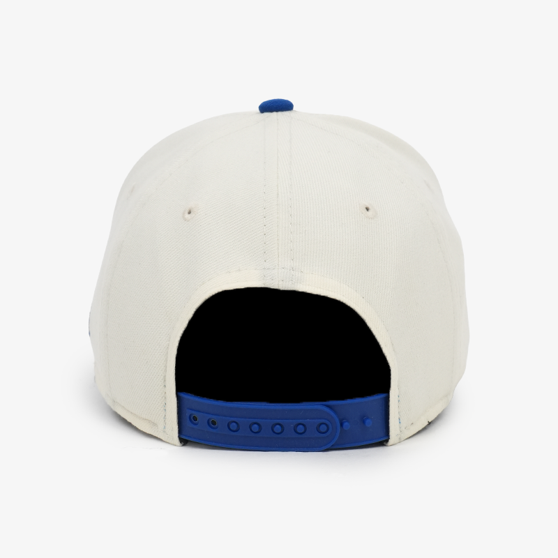 Vancouver Canucks New Era Women's 940 M-Crown Two Tone Blue/Cream Tonal Script Orca Hat