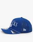 Vancouver Canucks New Era 970 Stretch Snap Rope Trucker Blue Stick in Rink Hat