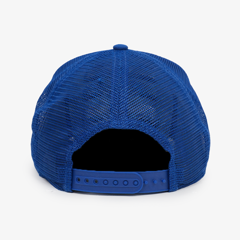 Vancouver Canucks New Era 970 Stretch Snap Rope Trucker Blue Stick in Rink Hat