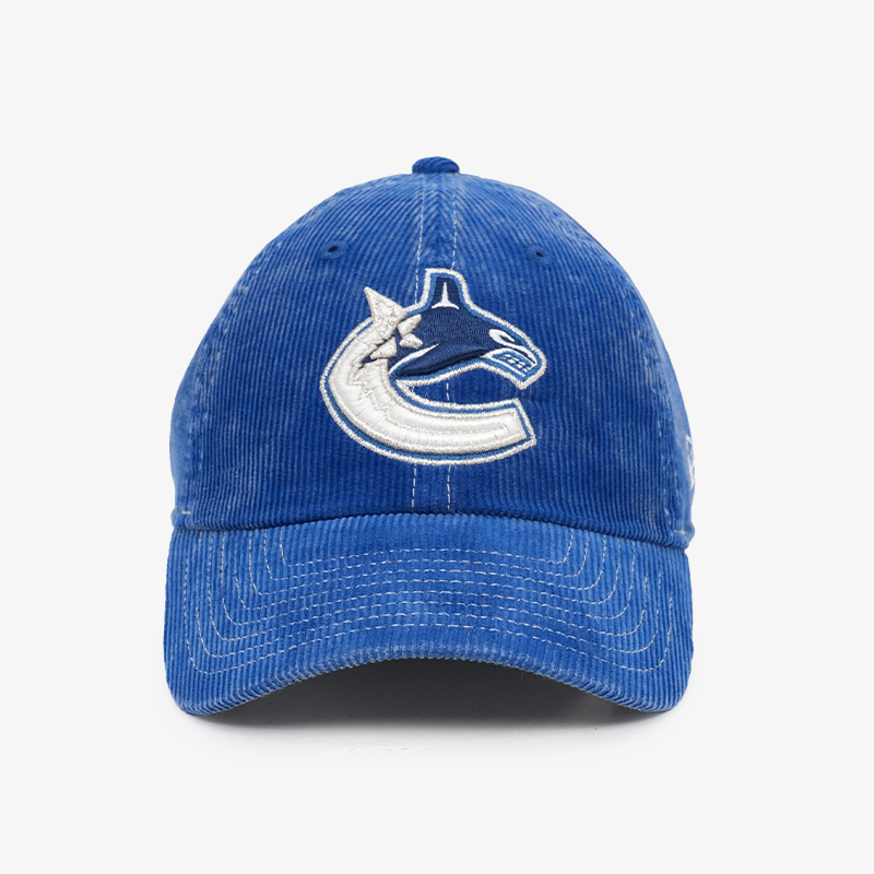 Vancouver Canucks New Era Casual Classic Corduroy Blue Orca Hat