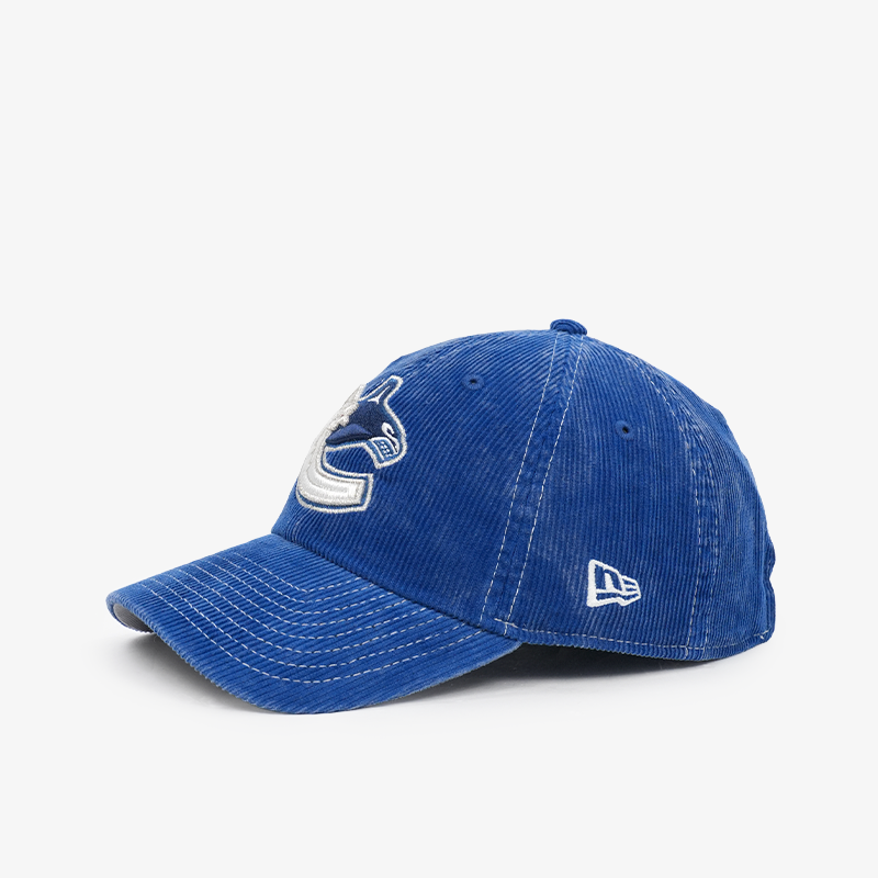 Vancouver Canucks New Era Casual Classic Corduroy Blue Orca Hat
