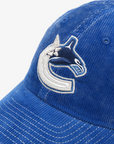 Vancouver Canucks New Era Casual Classic Corduroy Blue Orca Hat