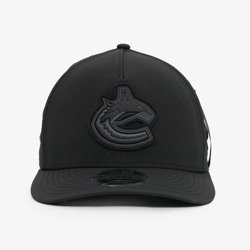 Vancouver Canucks New Era 940 M-Crown A-Frame Alpha Tonal Black Orca Hat