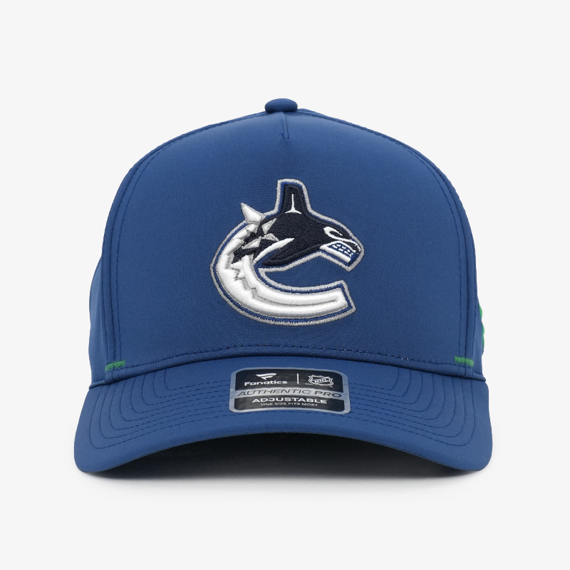 Vancouver Canucks Fanatics Rink 13 A-Frame Blue Orca Hat