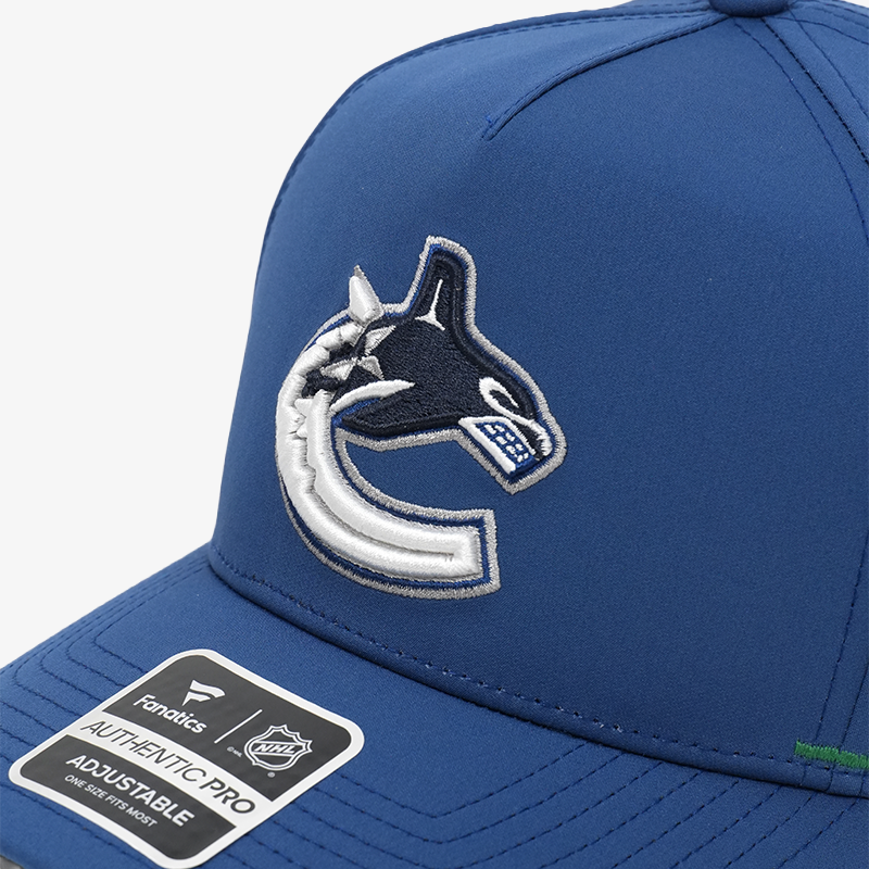 Vancouver Canucks Fanatics Rink 13 A-Frame Blue Orca Hat