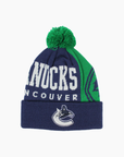 Vancouver Canucks New Era Youth Pom Knit Impact Toque