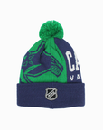 Vancouver Canucks New Era Youth Pom Knit Impact Toque