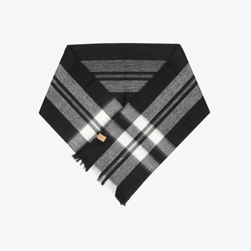 Vancouver Canucks Black Skate Plaid Scarf