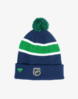 Vancouver Canucks Youth Fanatics Cuffed Pom Orca Beanie
