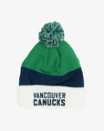 Vancouver Canucks Outerstuff Youth Essential Cuff Pom Orca Knit