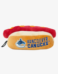 Vancouver Canucks Pets First Hotdog Plush Toy