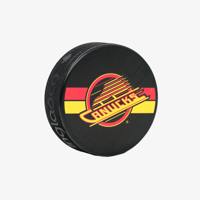 Vancouver Canucks Skate Jersey On Puck