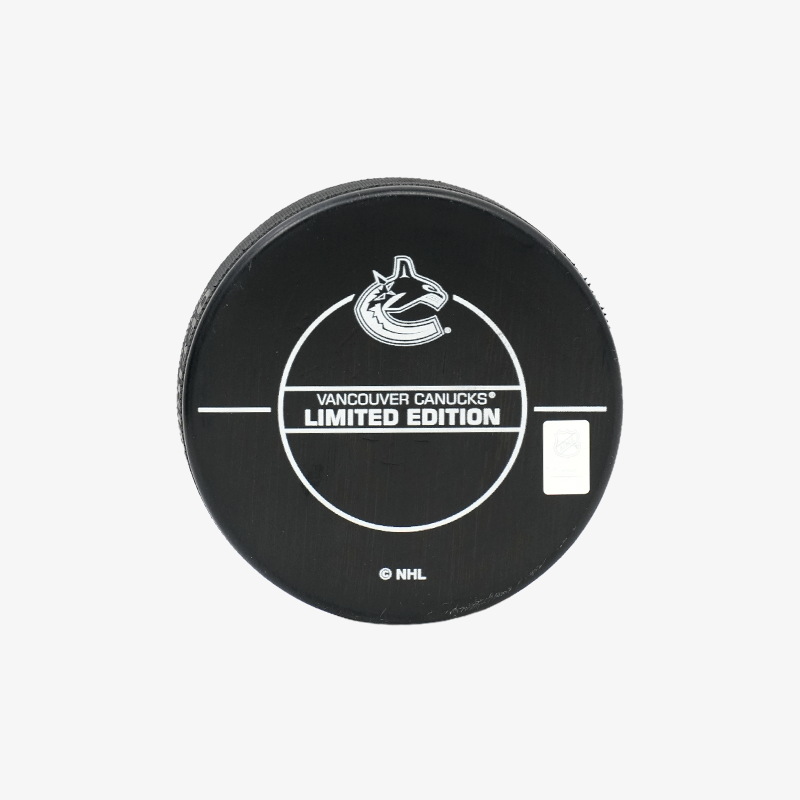 Vancouver Canucks Skate Jersey On Puck
