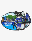 Vancouver Canucks Wood Scenery Magnet