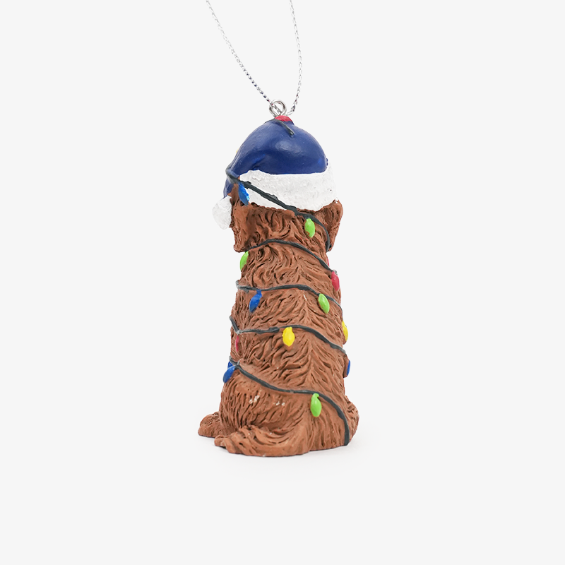 Vancouver Canucks Dog with Lights Ornament