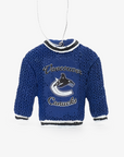 Vancouver Canucks Ugly Sweater Ornament