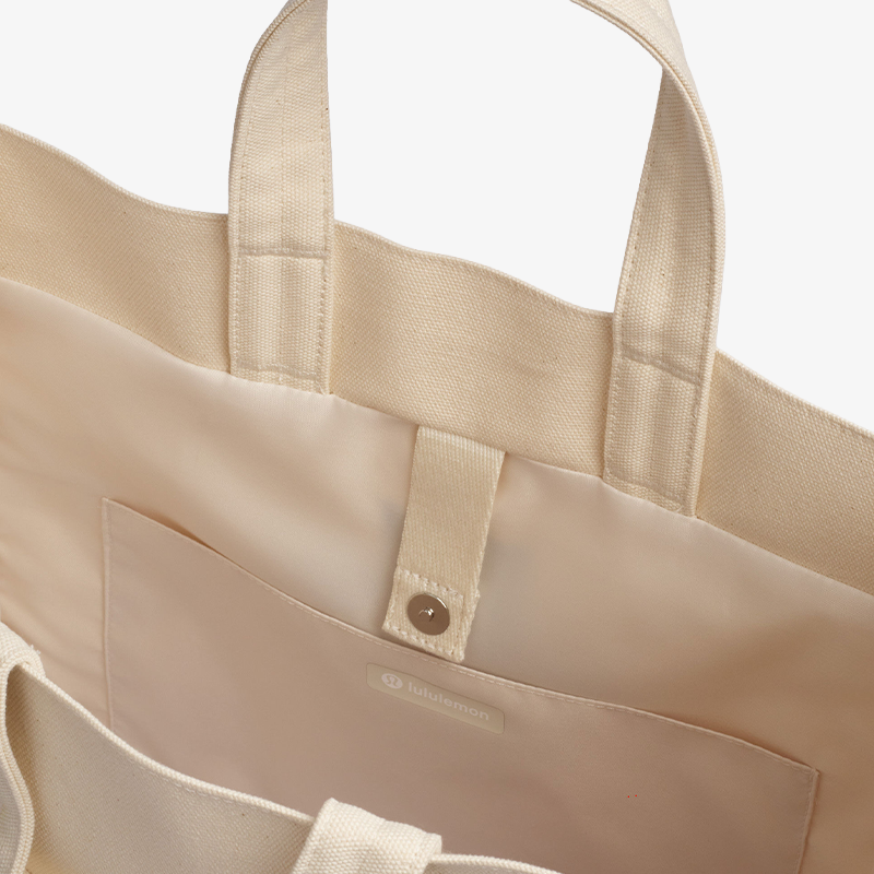 Vancouver Canucks x lululemon Canvas Cream/Blue Skate Tote Bag