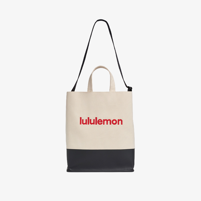 Vancouver Canucks x lululemon Canvas Cream/Blue Skate Tote Bag