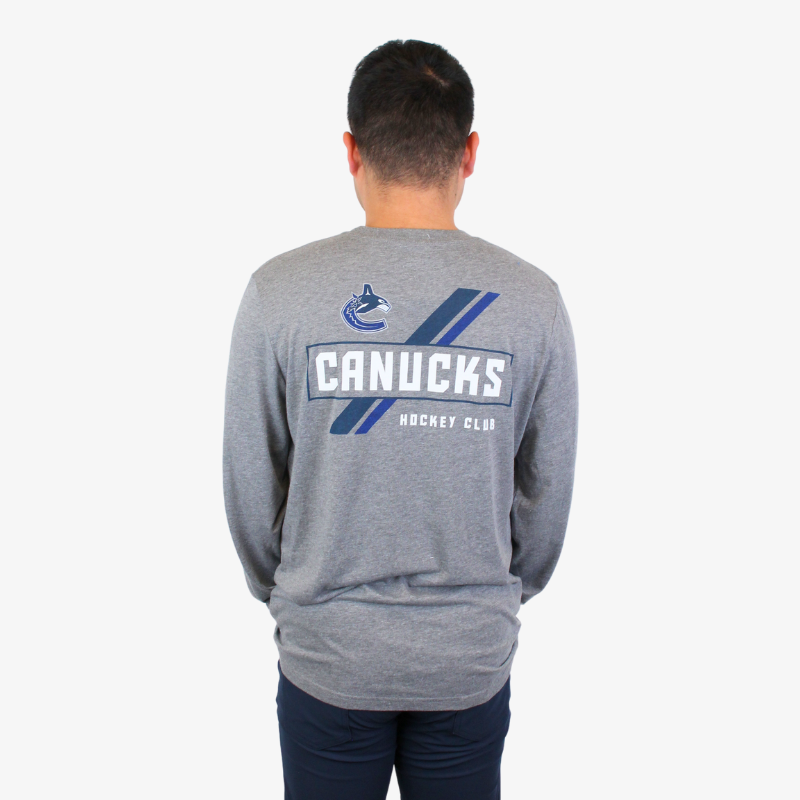 Vancouver Canucks Sportiqe Comfy Grey Longsleeve
