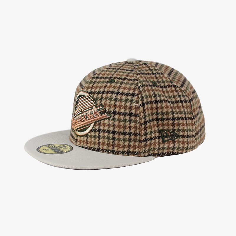 Vancouver Canucks New Era 5950 Houndstooth Fitted Hat