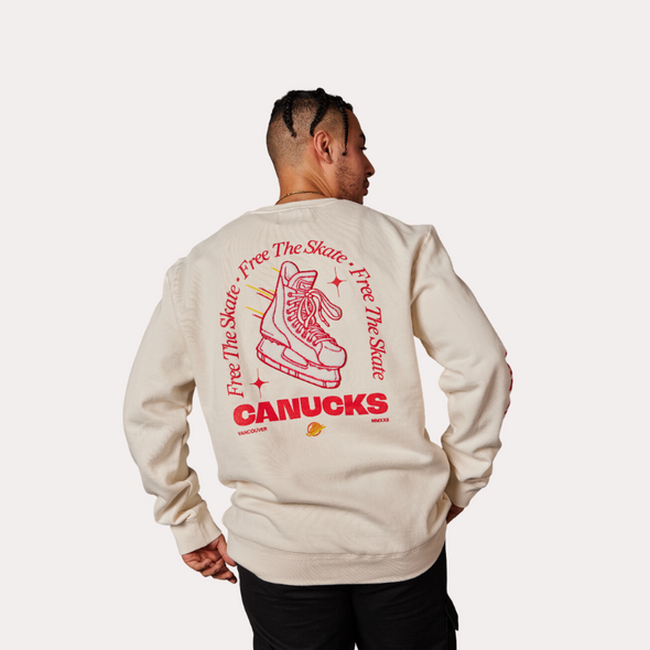 Vancouver Canucks x In House White Free The Skate Crew